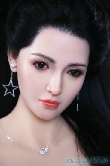 AF 166cm chubby sex doll Janet with silicone head