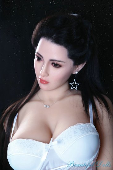 AF 166cm chubby sex doll Janet with silicone head