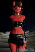 Climax 877#Torso love doll Meru with Silicone Head