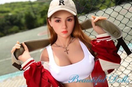 HR 155cm adult sex doll Niki with silicon head