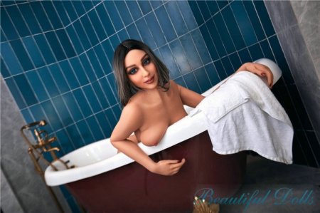 Irontech 168cm sex doll Christel in shower