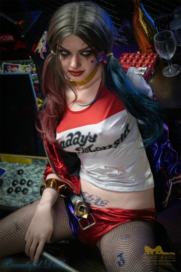 Irontech silicone 166cm sex doll Harley Quinn