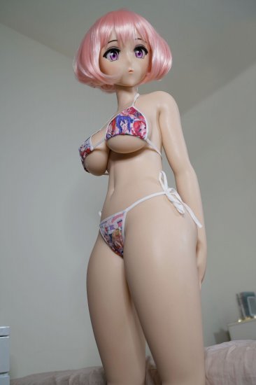 Piper 140m silicone anime doll Shiori with pink hair