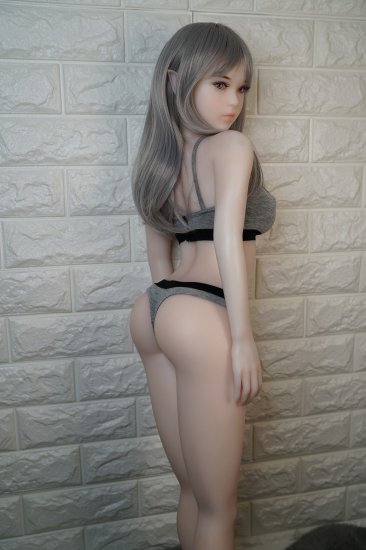 Piper 100cm Phoebe elf mini silicone doll with silver hair