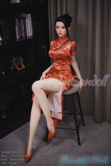 WM 164CM D cup sex doll Ann with Silicone head