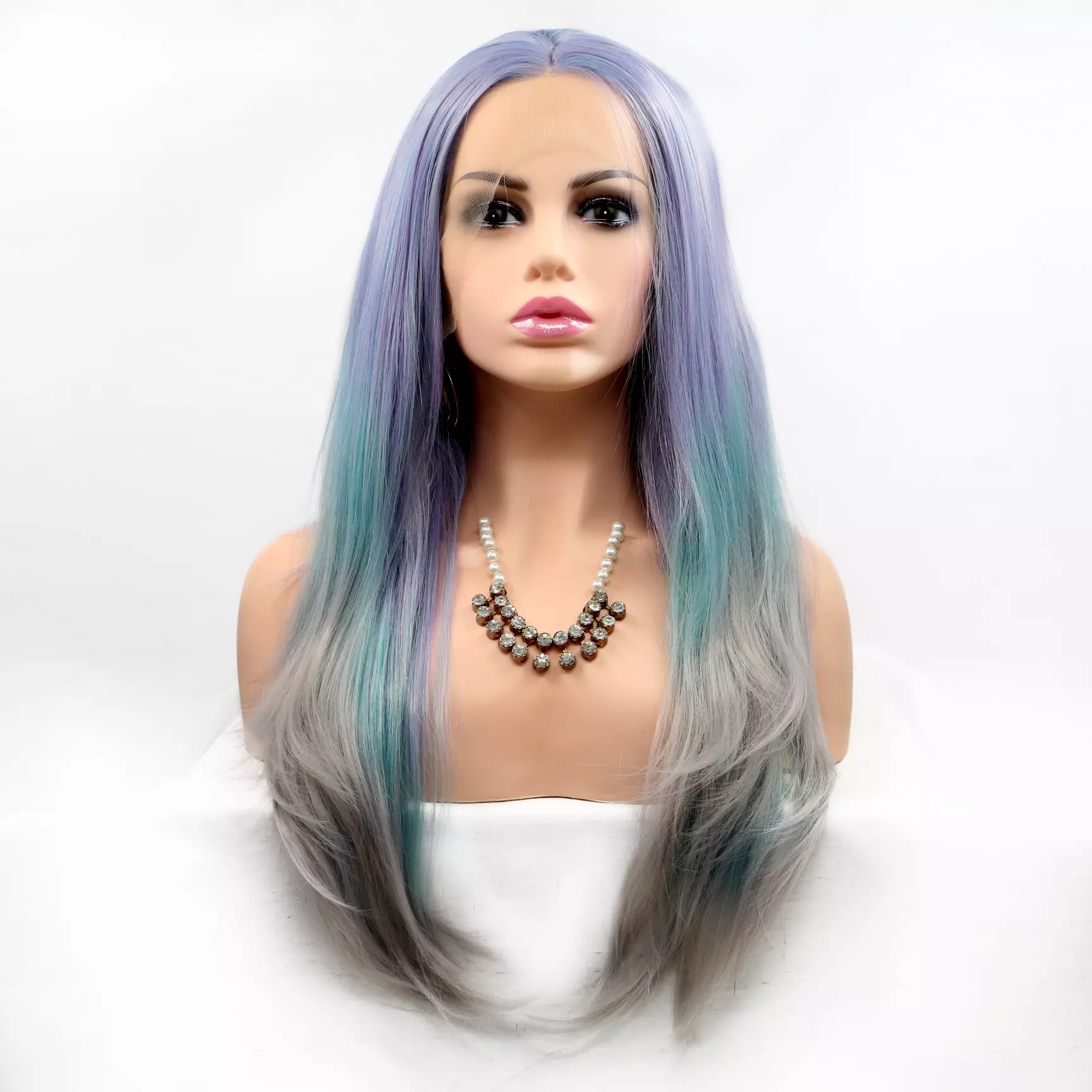 Synthetic Curly GradientRamp wig