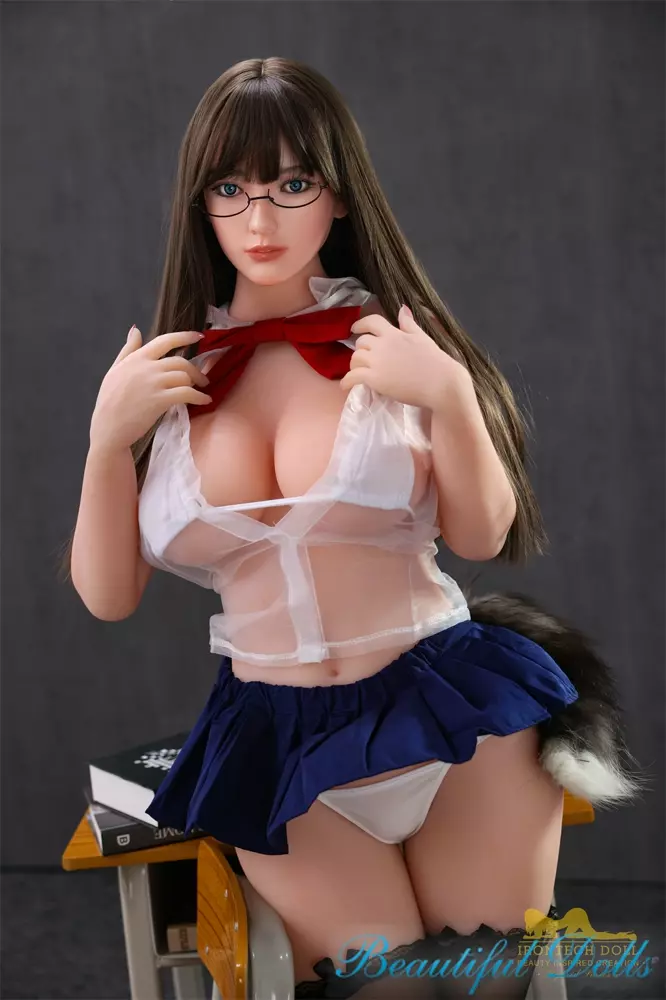 Irontech 161cm sex doll Nabi with silicon head