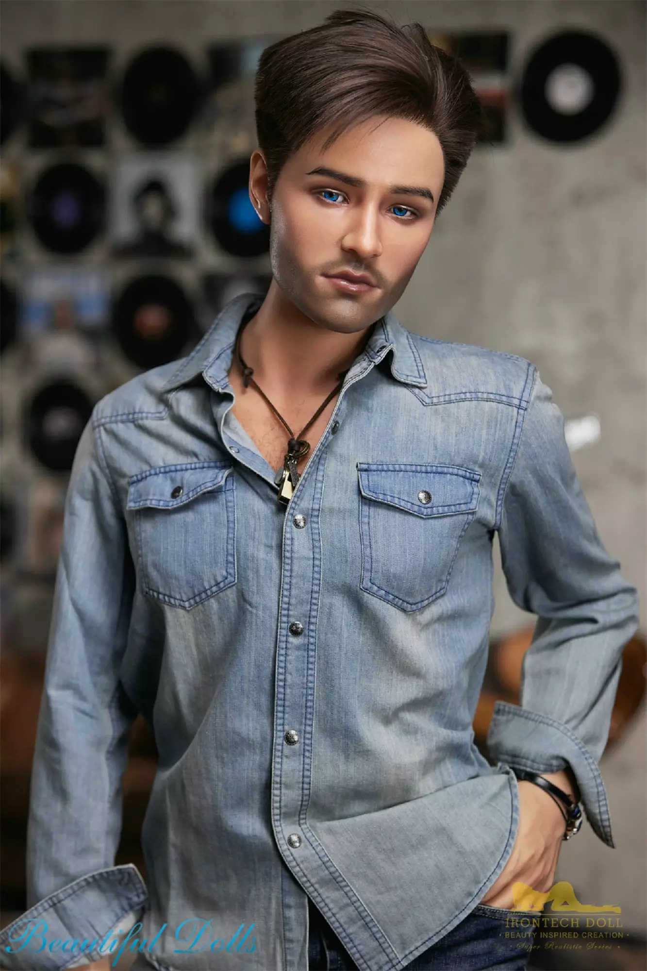 Irontech 170cm silicon Male sex doll Jack