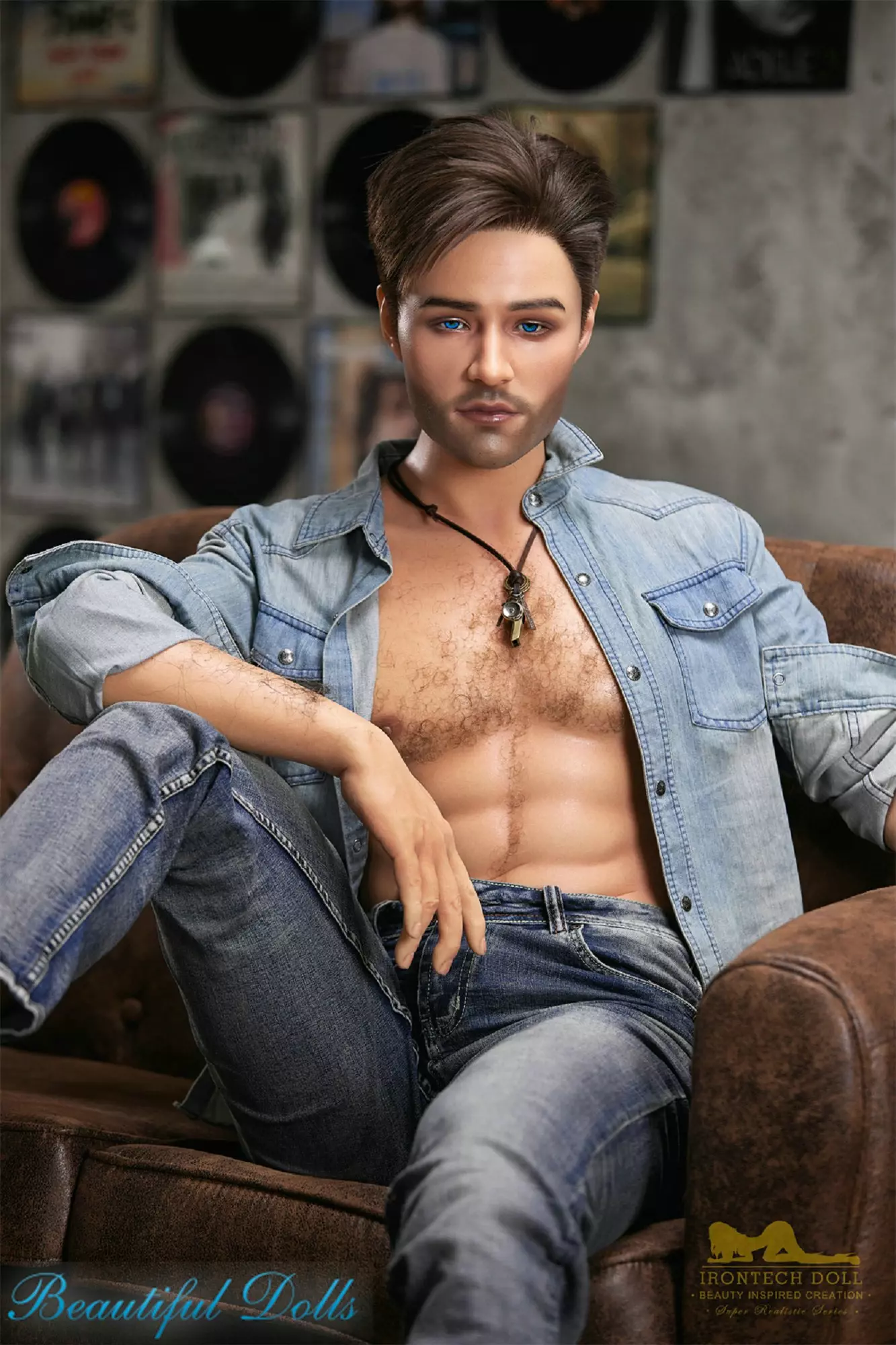 Irontech 170cm silicon Male sex doll Jack