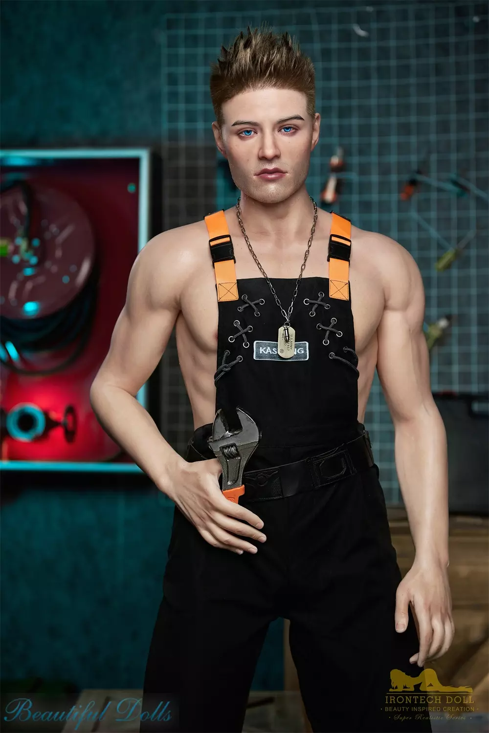 Irontech 176cm Silicone Male sex doll MAN Jack