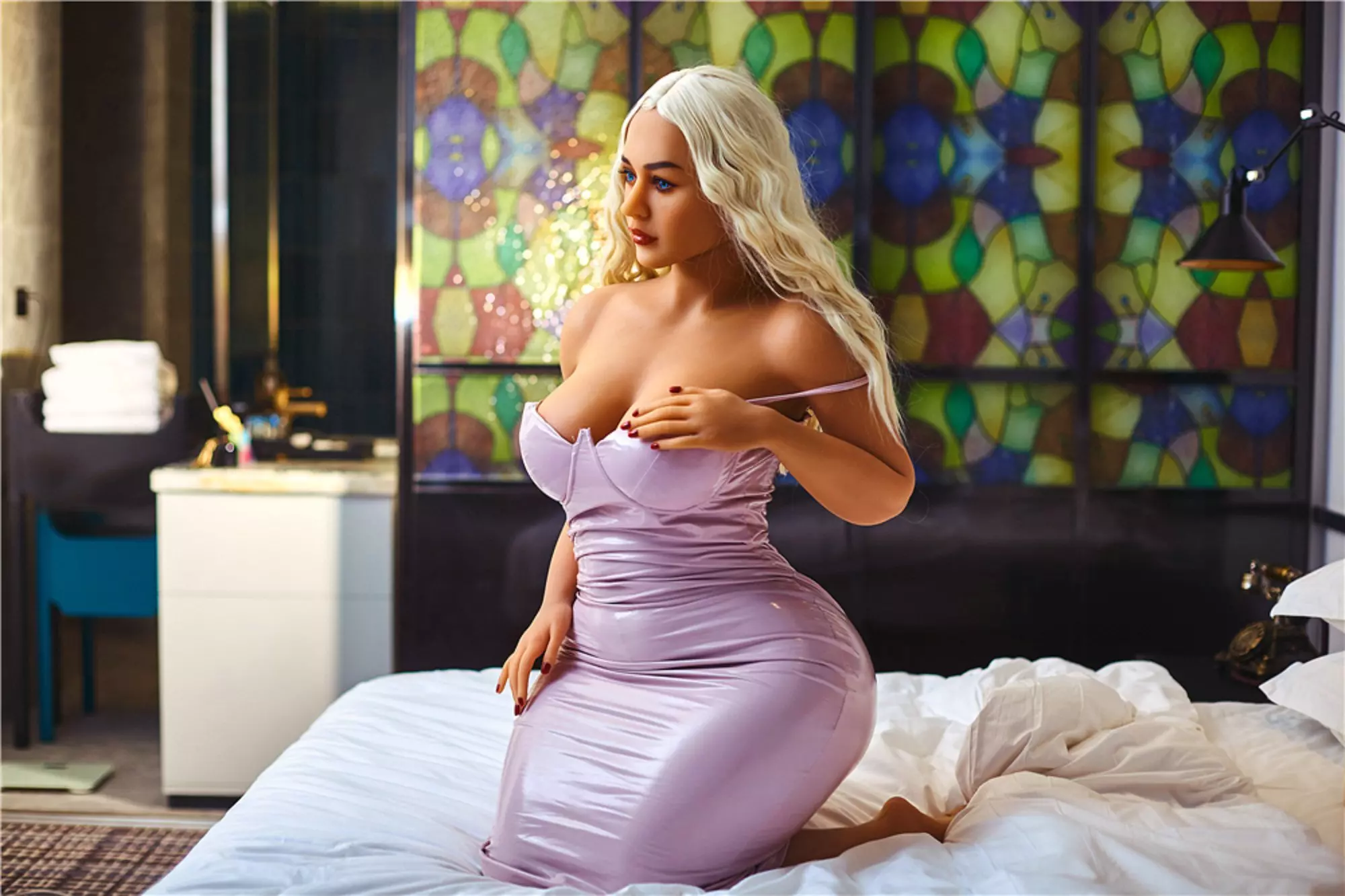 156cm Julia Sexy chubby Sex Doll