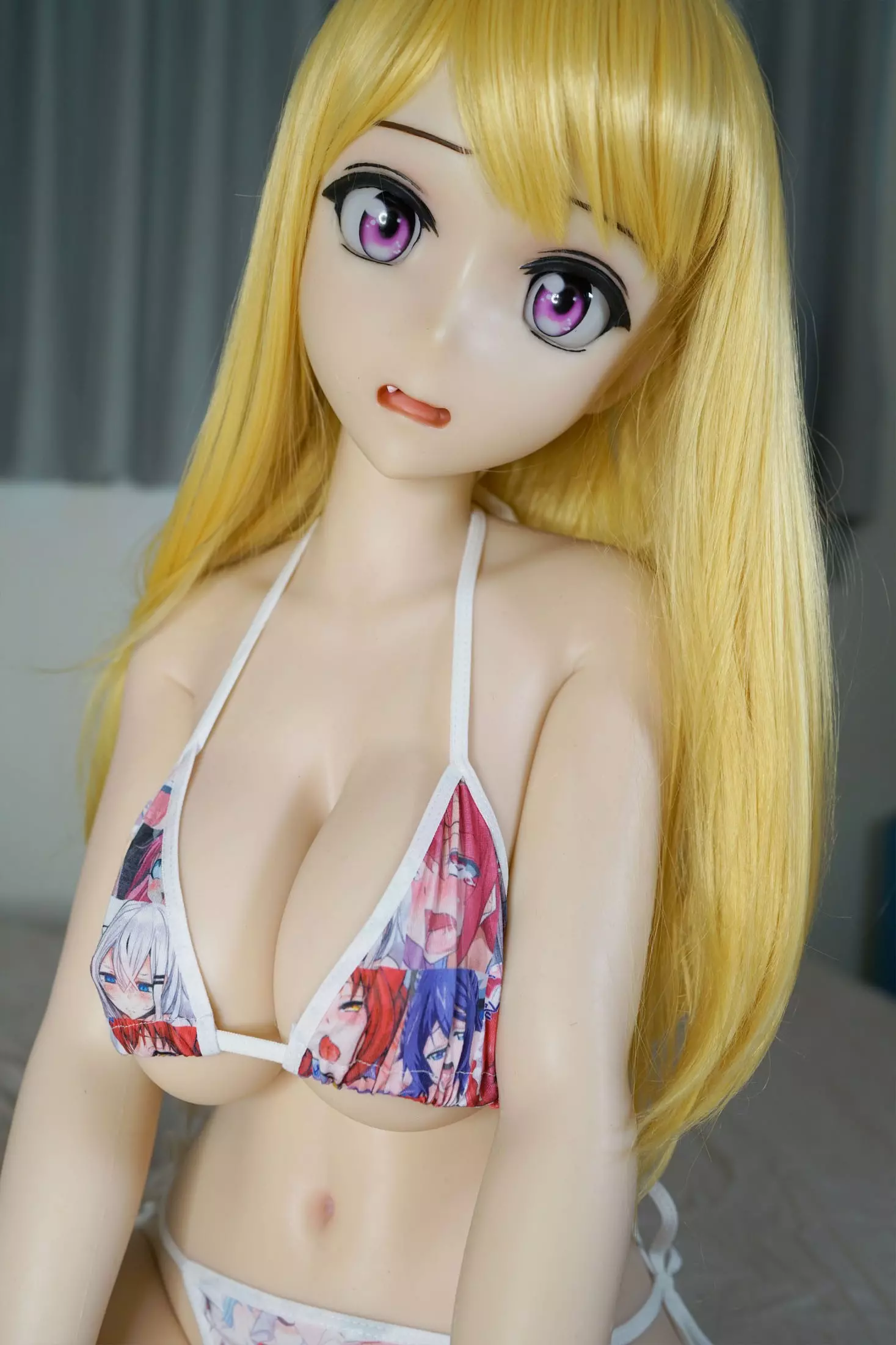 Piper 140m silicone anime doll Shiori with blonde hair