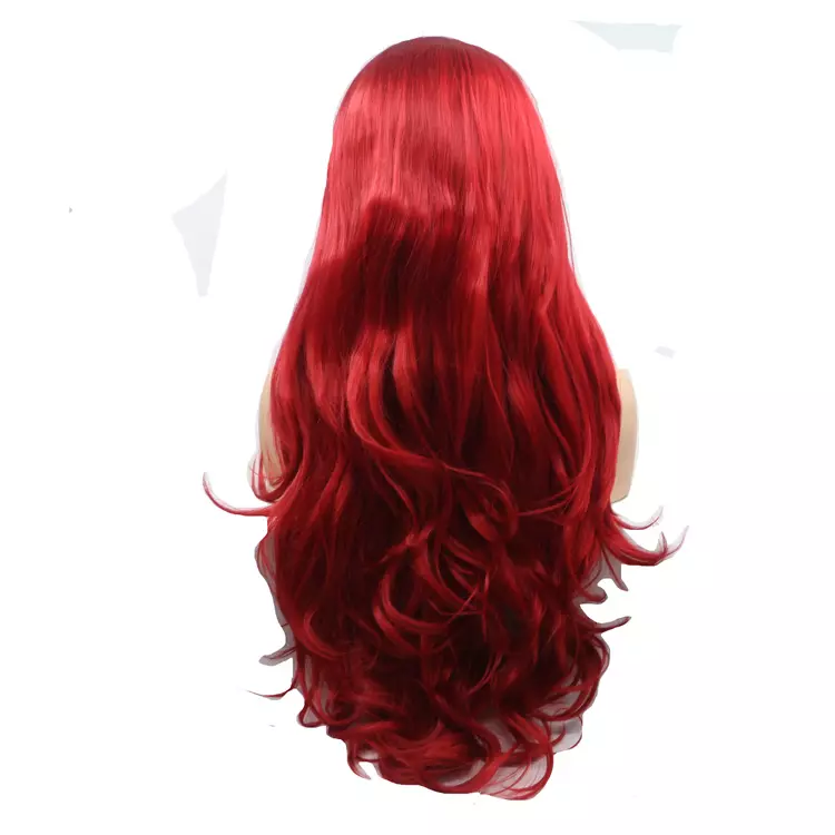 Red Synthetic Lace Front Wig