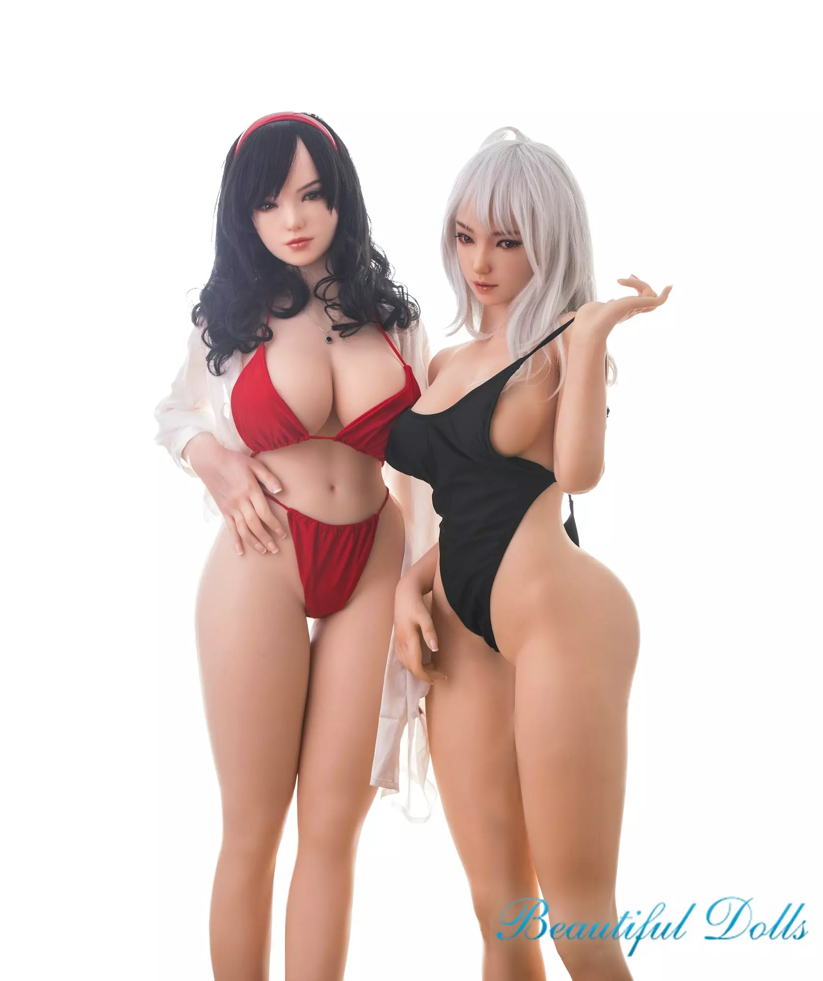 Sino Hazel and Helga twins Silicone sex doll