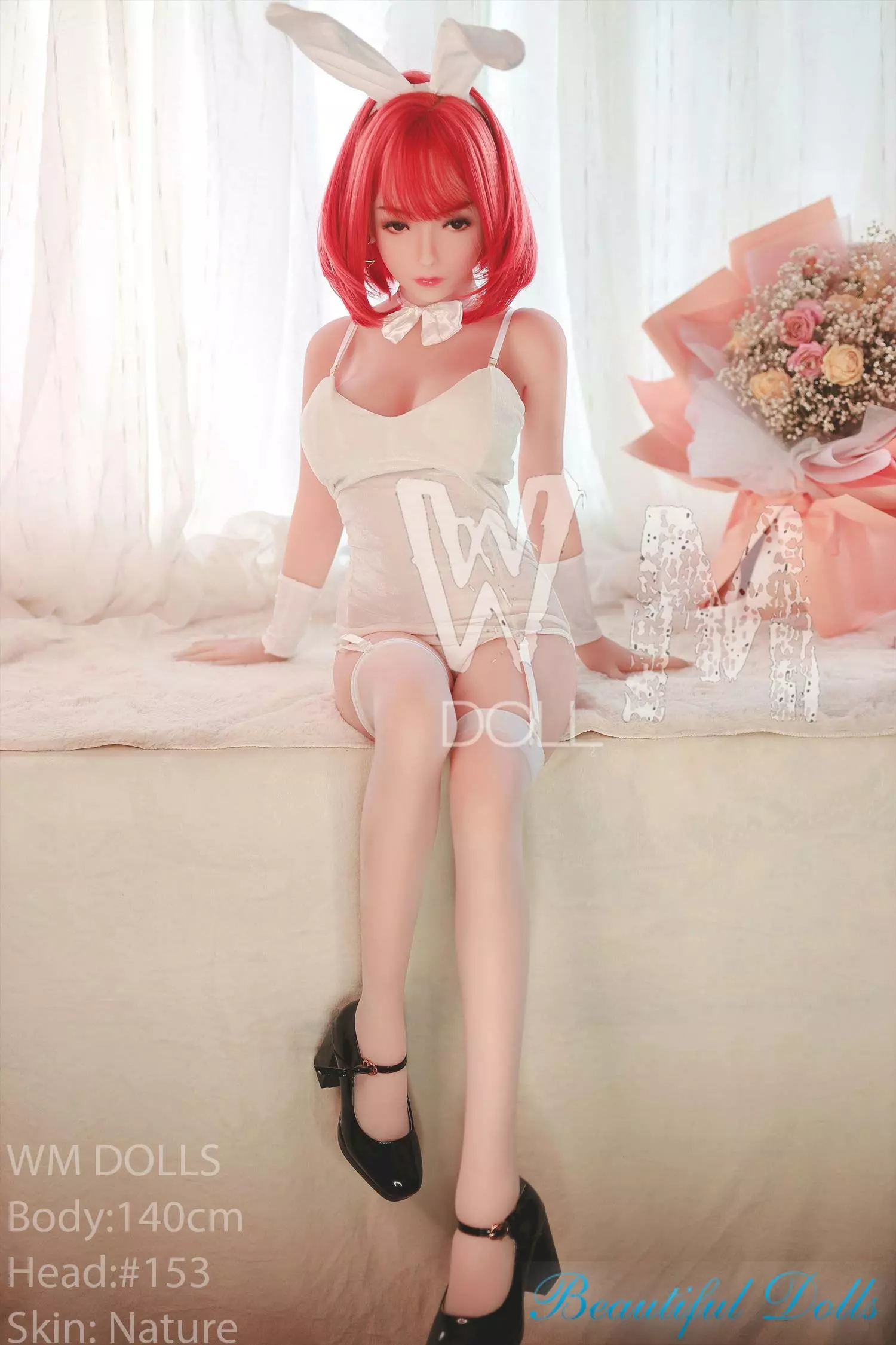 WM doll 140cm D cup Bunny girl sex doll