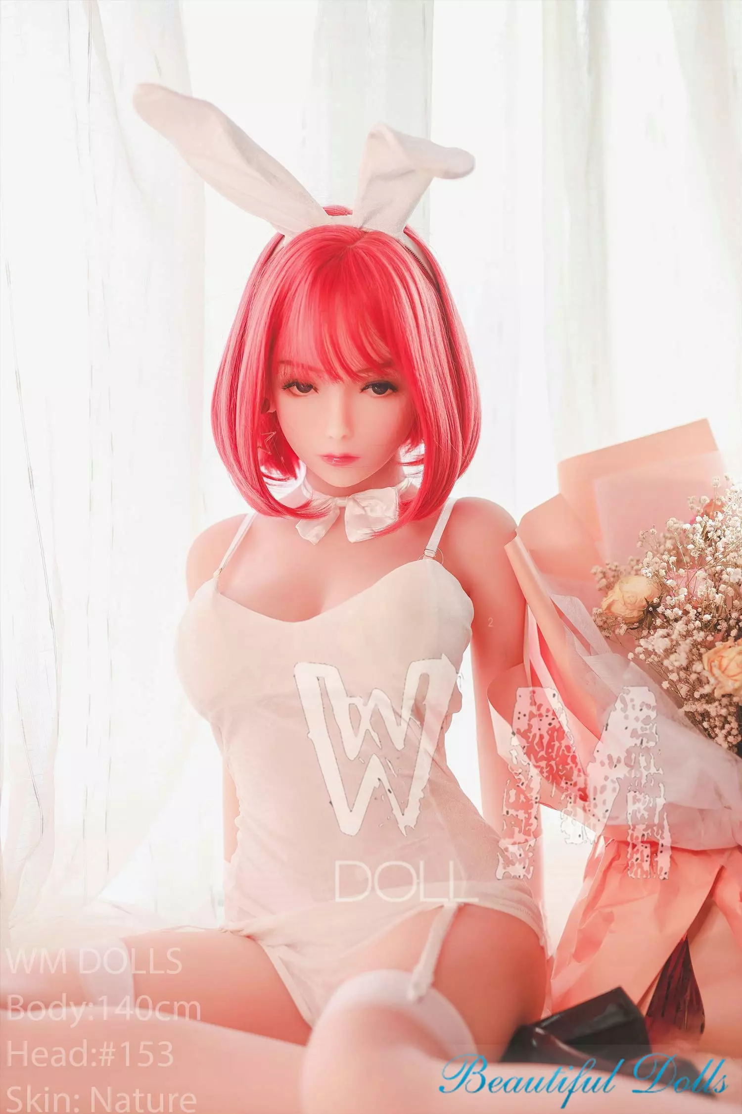 WM doll 140cm D cup Bunny girl sex doll