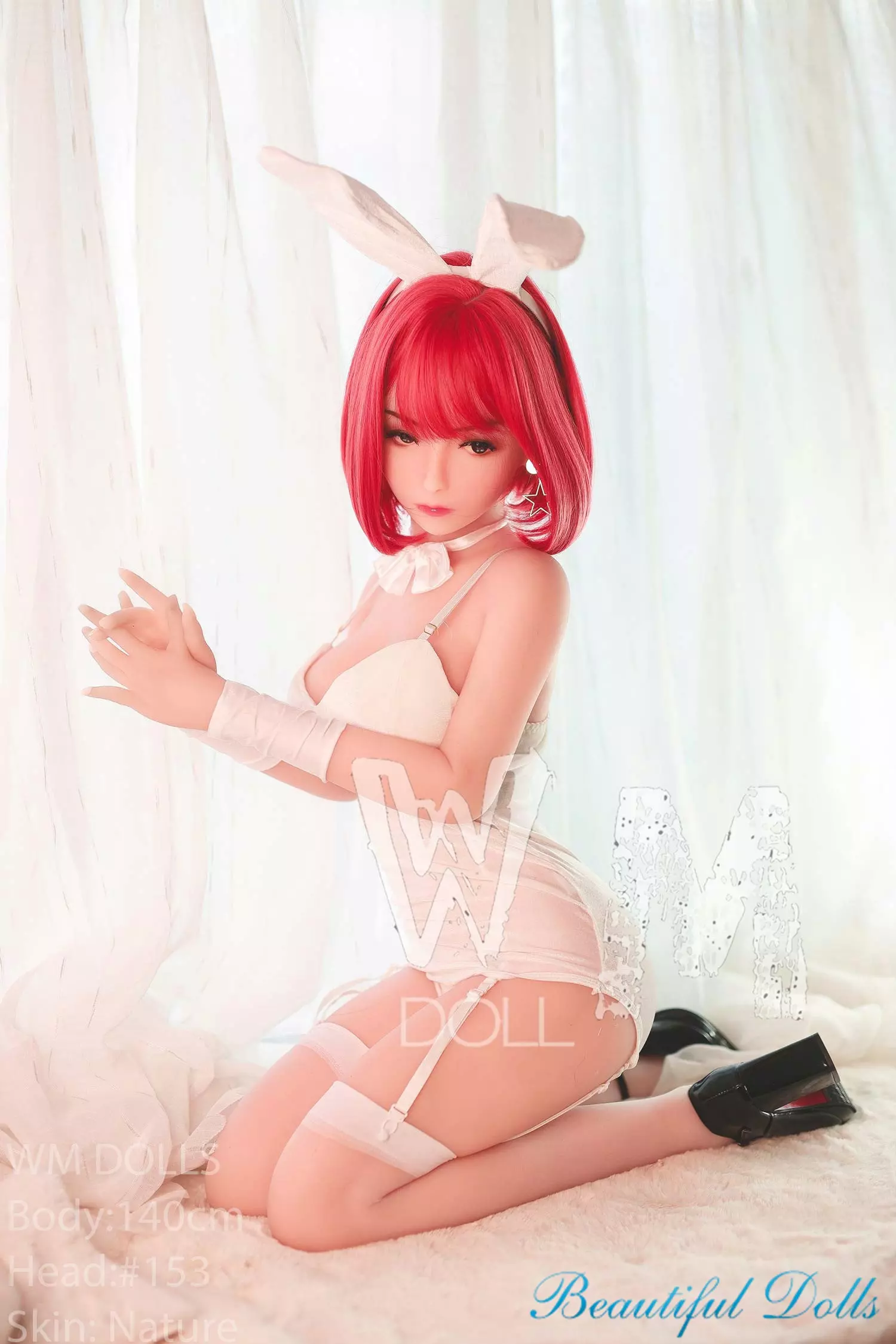 WM doll 140cm D cup Bunny girl sex doll