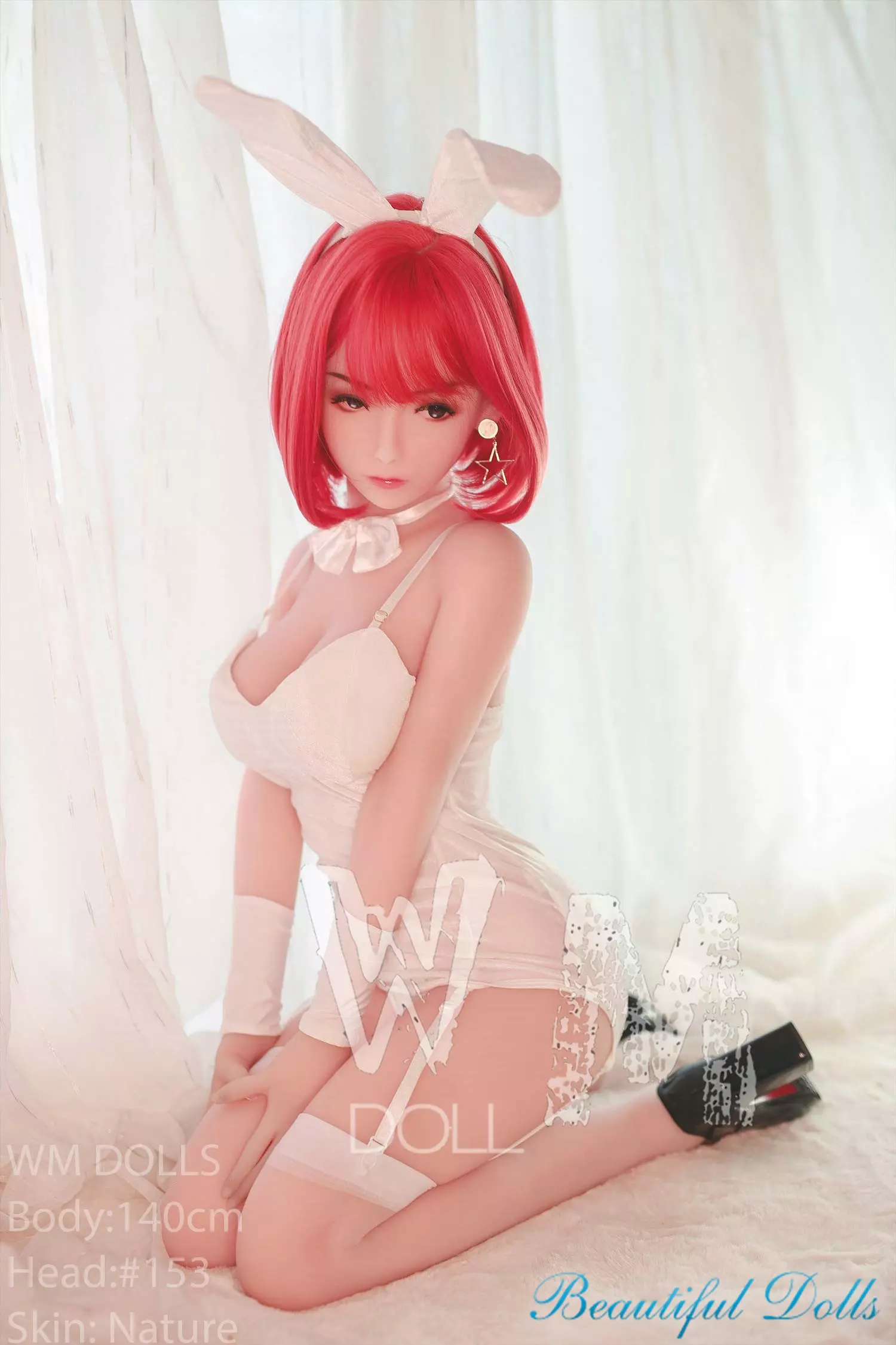 WM doll 140cm D cup Bunny girl sex doll