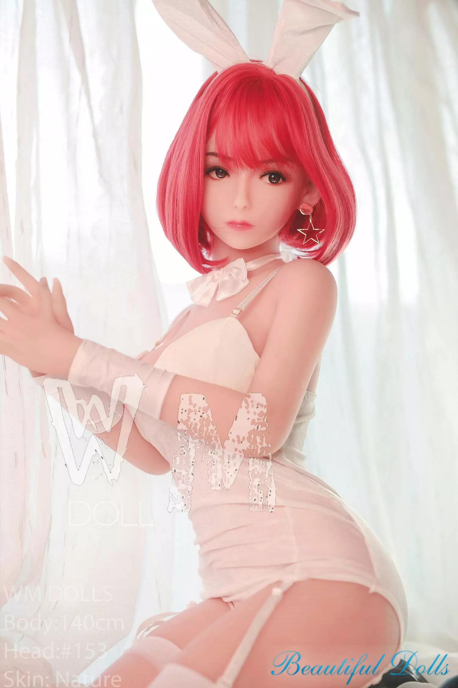 WM doll 140cm D cup Bunny girl sex doll