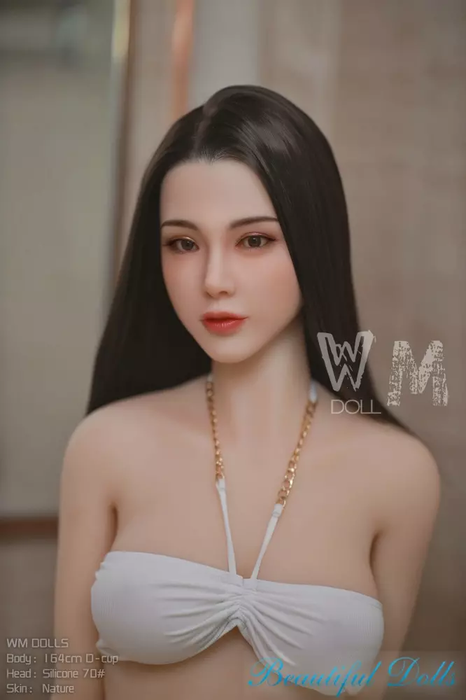 WM 164CM D cup sex doll Ines with Silicone head