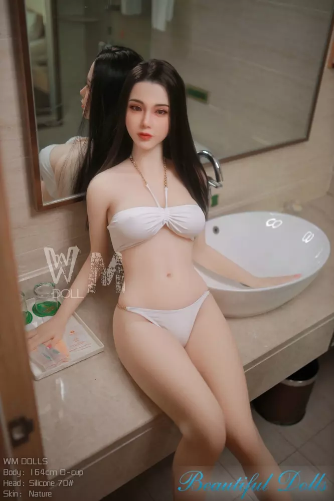 WM 164CM D cup sex doll Ines with Silicone head