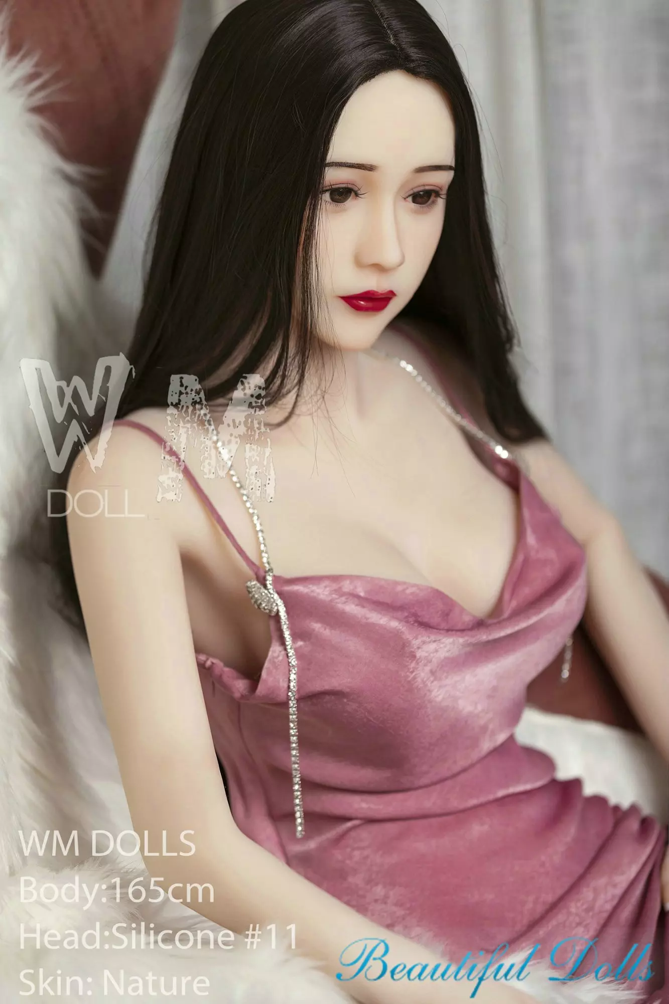 WM 165CM TPE SEX DOLL Hedwig Silicone Head