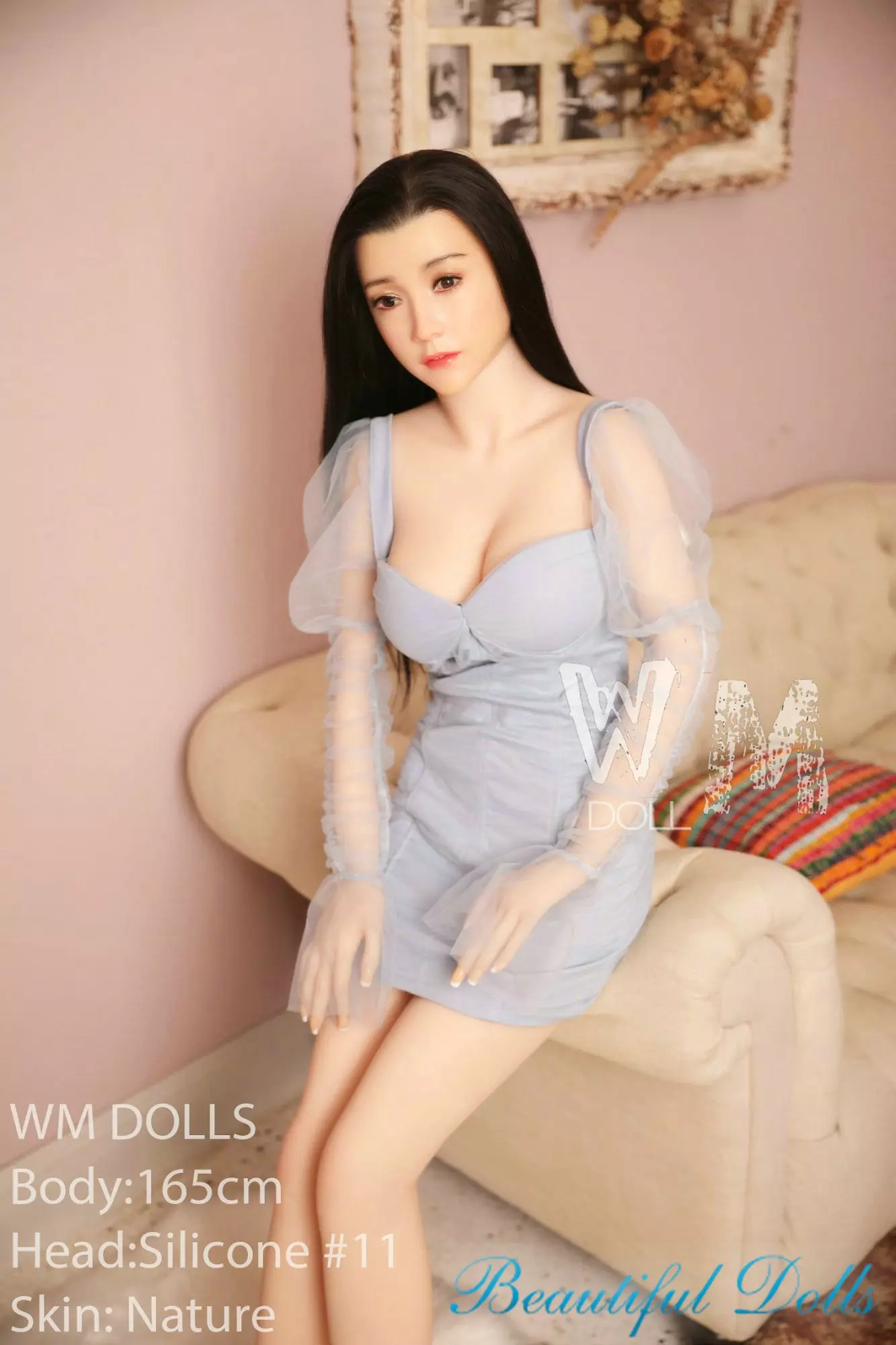 WM 165CM TPE SEX DOLL Hedwig Silicone Head