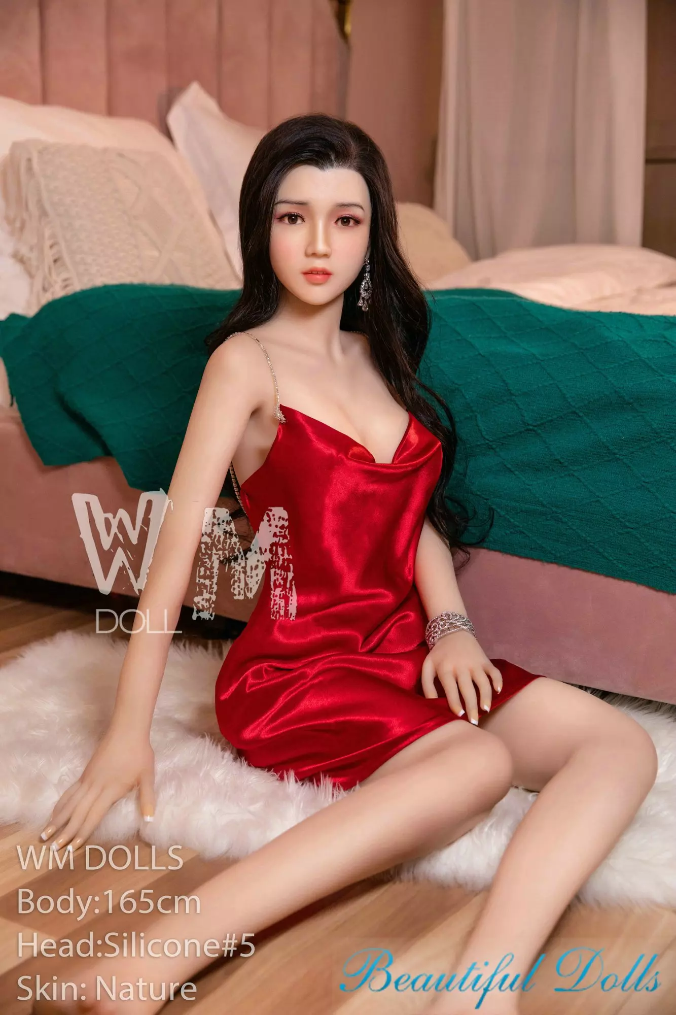 WM 165CM TPE SEX DOLL Leila Silicone Head