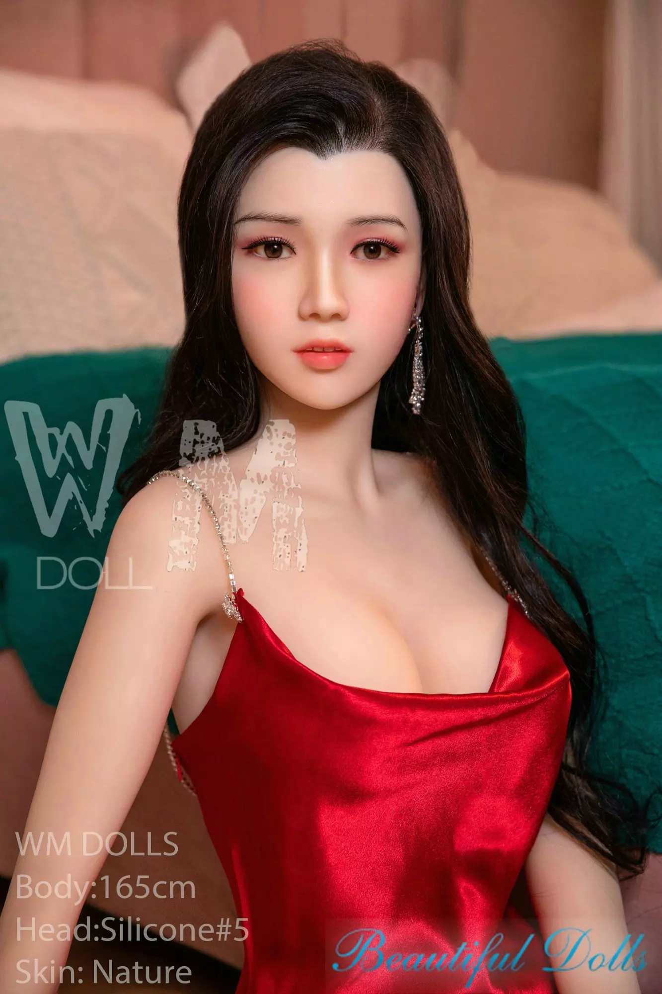 WM 165CM TPE SEX DOLL Leila Silicone Head