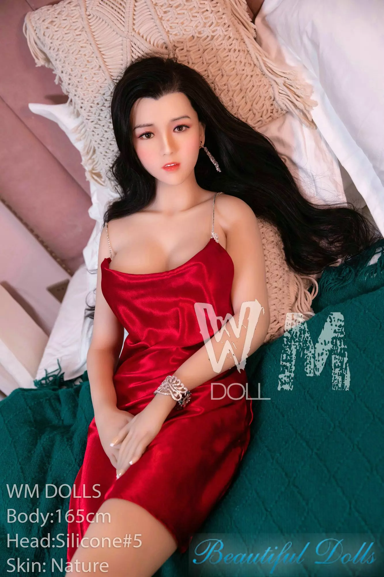 WM 165CM TPE SEX DOLL Leila Silicone Head