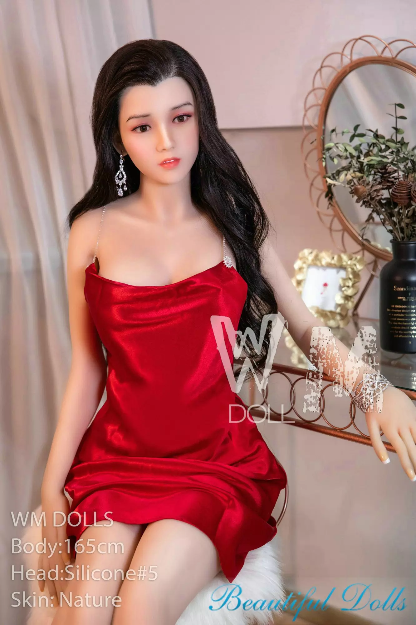 WM 165CM TPE SEX DOLL Leila Silicone Head