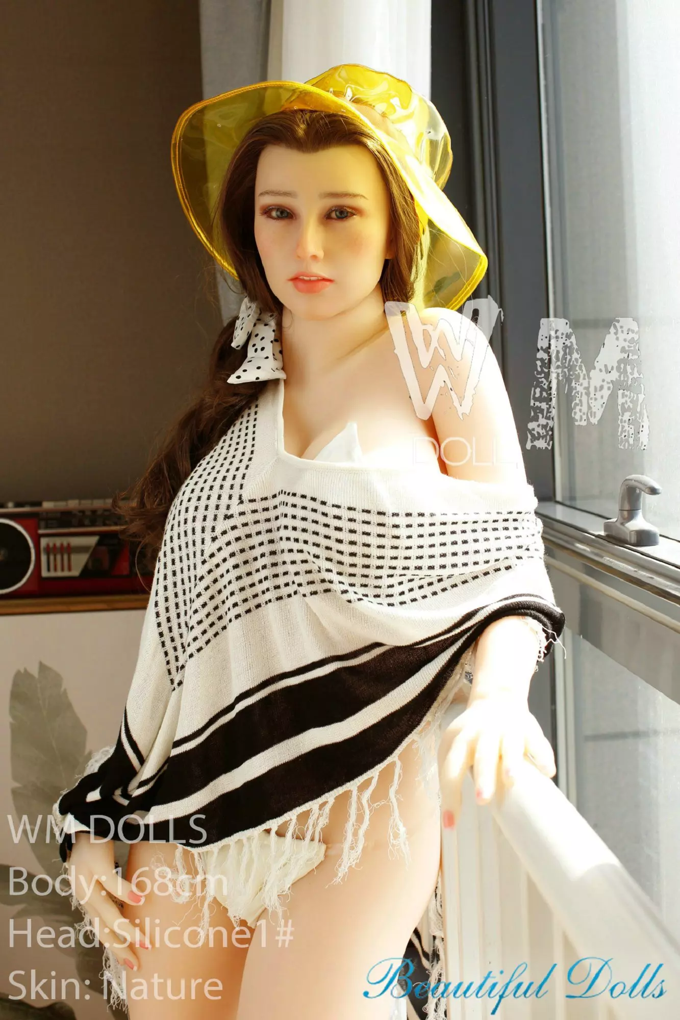 WM 168CM TPE SEX DOLL Jodie Silicone Head