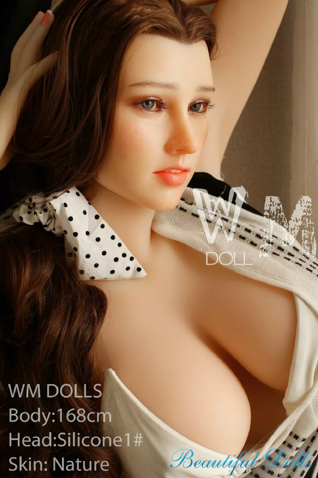 WM 168CM TPE SEX DOLL Jodie Silicone Head