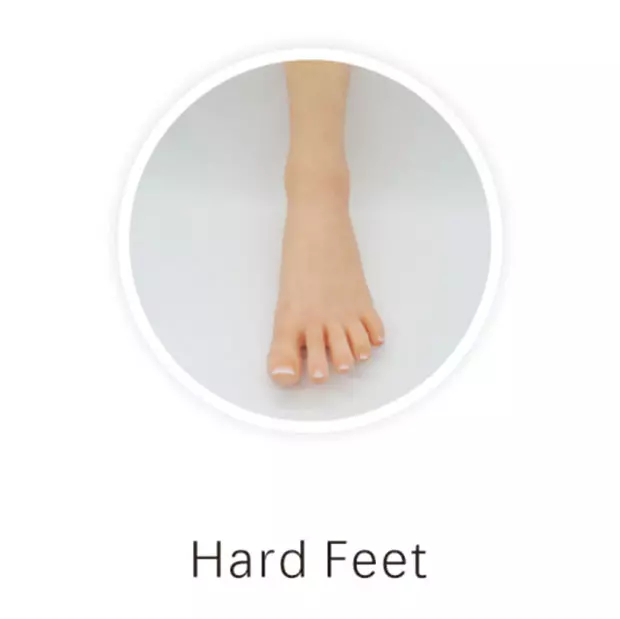 hard feet