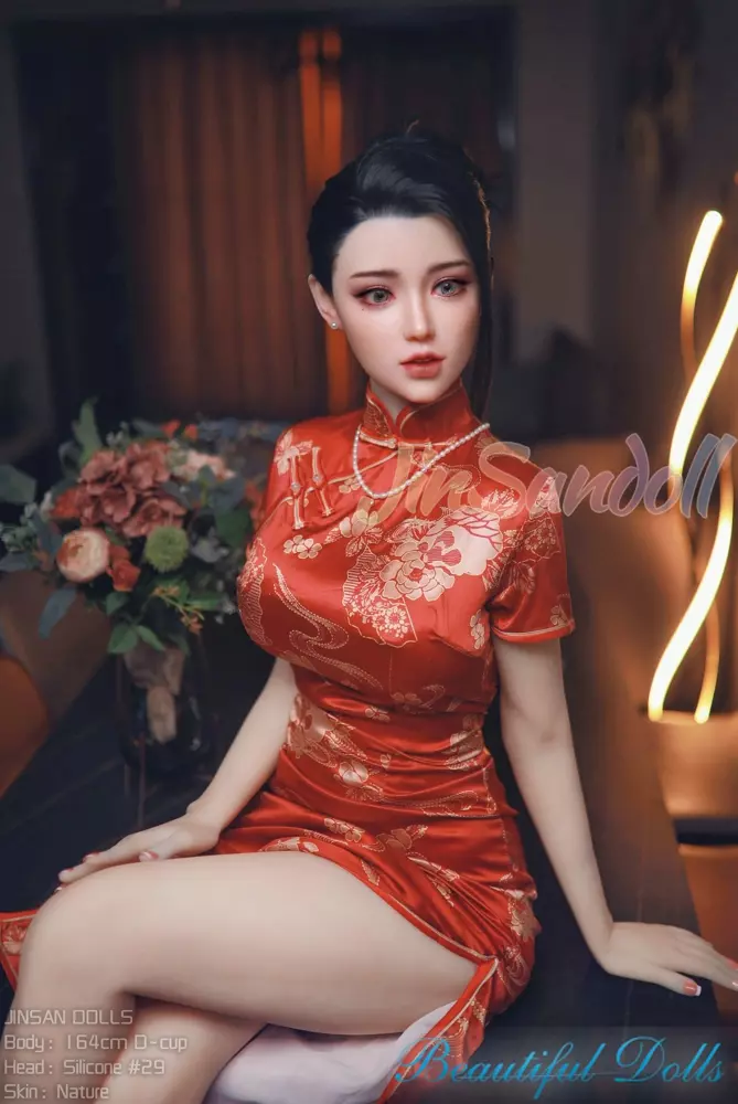 WM 164CM D cup sex doll Ann with Silicone head